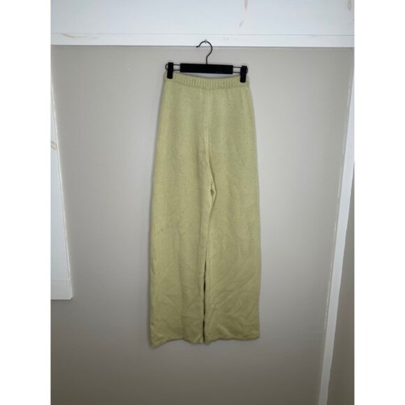 Sabo Skirt Women's Australia Knit Pants Wide Leg Drawstring Waist Green XS US 2 - Picture 7 of 9